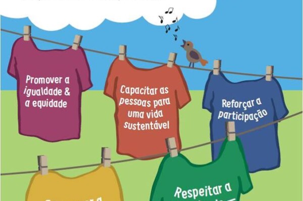 Poster da IFSW do Dia Mundial do Serviço Social 2014 em português.
