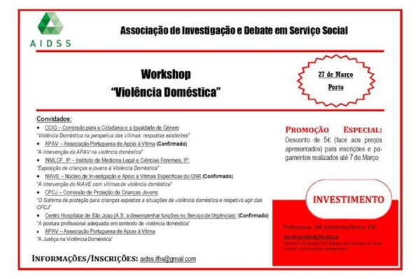Workshop “Violência Doméstica”