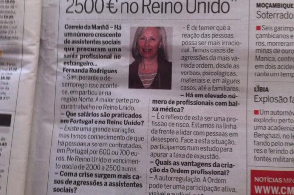 Disparidade Salarial  – Portugal VS Inglaterra