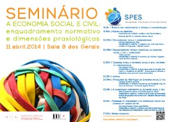 Seminário- A Economia Social e Civil: enquadramento normativo e dimensões praxiológicas