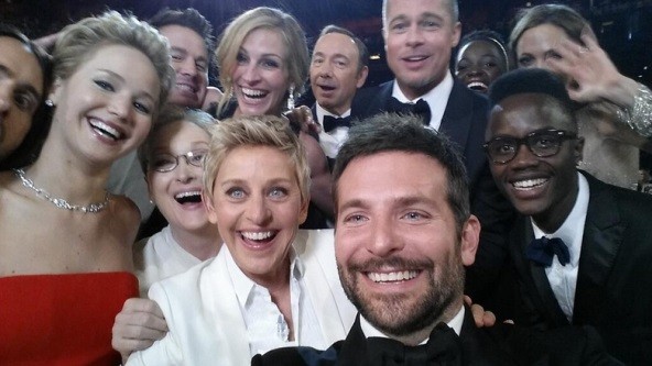 'Selfie' dos Oscars rende 3 milhões de euros a causas sociais