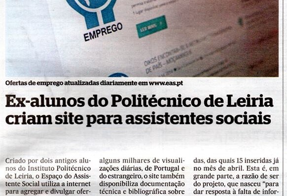 “Espaço do Assistente Social” é notícia no “Região de Leiria”