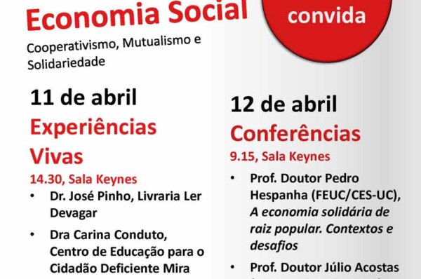 Conferências Pós graduações Economia Social