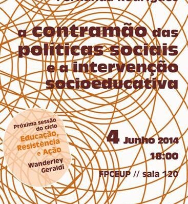 Conferência “A contramão das políticas sociais e a intervenção socioeducativa”