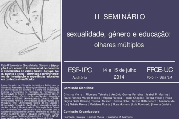 II Seminário Sexualidade, Género e Educação: olhares múltiplos