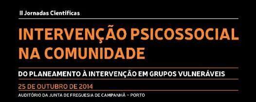Jornada Científica "Intervenção psicossocial na comunidade"