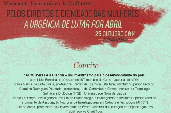 IX Congresso Movimento Democrático de Mulheres – Pelos direitos e dignidade das mulheres