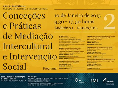 Ciclo de Conferências: Conceções e Práticas de Mediação Intercultural e Intervenção Social