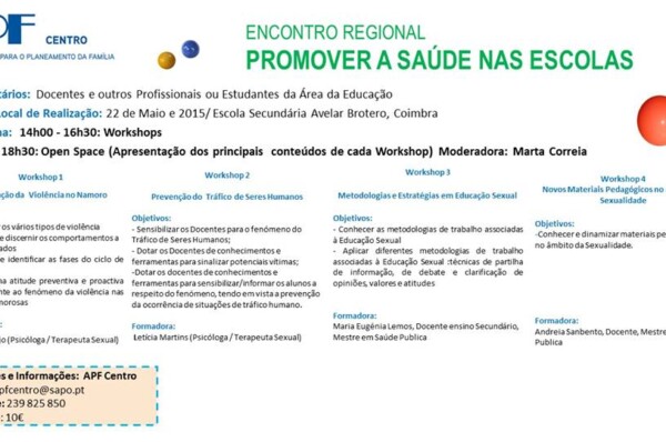 Promover a Saúde nas Escolas – Encontro Regional