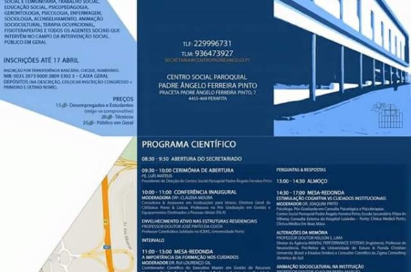 Congresso Nacional – Qualidade de vida do idoso institucionalizado