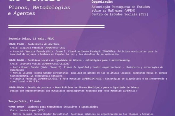 Políticas Municipais de Igualdade de Género