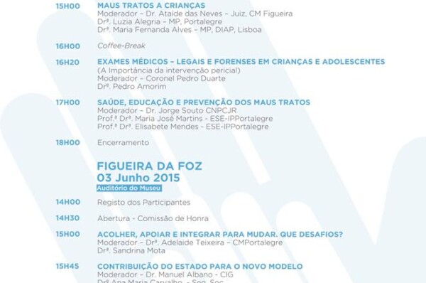Ciclo de Conferencias – cuidar,prevenir,apoiar e ajudar