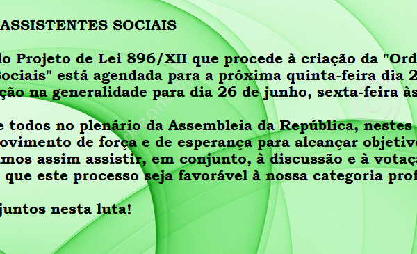 ORDEM D@S ASSISTENTES SOCIAIS