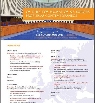 Workshop “Os Direitos Humanos na Europa: problemas contemporâneos”