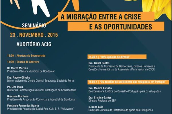 Seminário: A migração entre a crise e as oportunidades