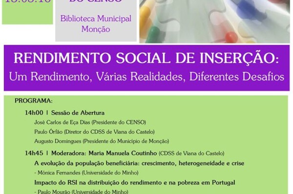 Rendimento Social de Inserção – Um rendimento, várias realidades, diferentes desafios