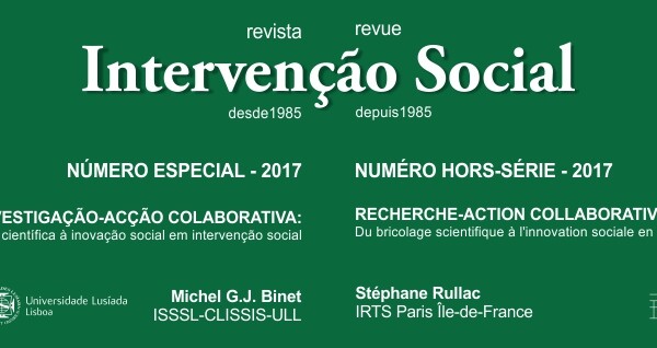 Chamada de artigos para número especial da revista "Intervenção Social".