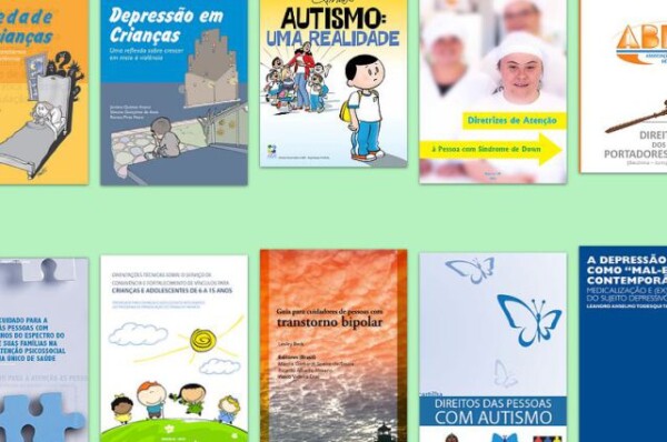Consulte e faça o download gratuito de mais de 100 livros na área da saúde mental