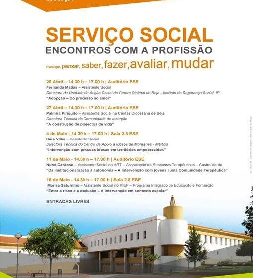  |Seminário|  Encontros com a profissão   | Beja