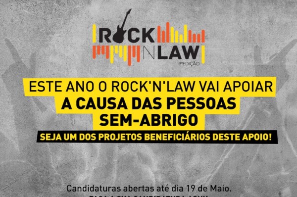 ROCK’ N’ LAW vai apoiar a causa das pessoas sem-abrigo