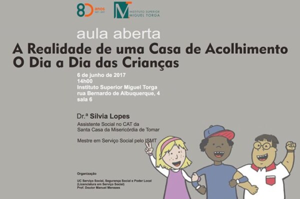 AULA ABERTA "A REALIDADE DE UMA CASA DE ACOLHIMENTO: O DIA A DIA DAS CRIANÇAS"