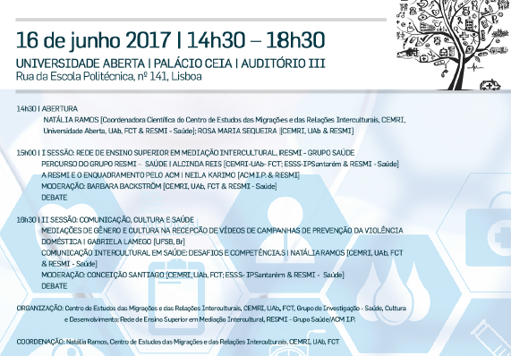 IV Encontro de Mediação Intercultural em Saúde – 16 de Junho