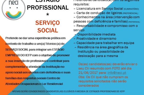 Lar Residencial procura Assistente social