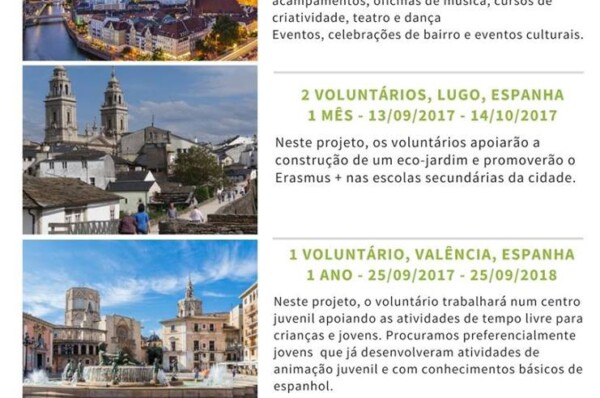4 oportunidades de voluntariado internacional ( totalmente financiado)