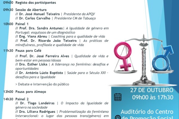 Seminário ” Perspetivas da Igualdade de Género na Promoção da Qualidade de Vida”
