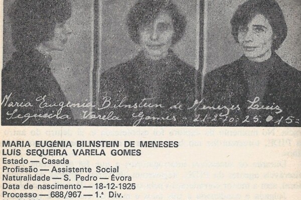 Maria Eugénia Varela Gomes – Assistente Social , Resistente Antifascista