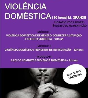 Formação de Profissionais na área da Violência Doméstica 30H