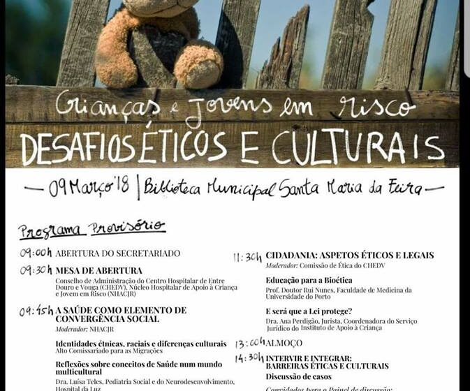  Encontro | Crianças e Jovens em Risco – Desafios Éticos e Culturais