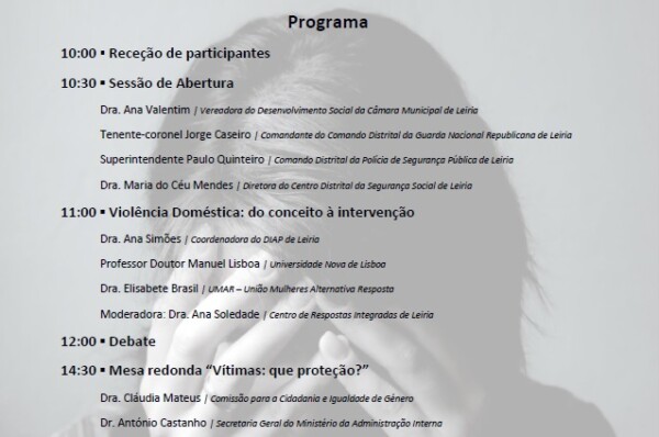 Seminário “Violência Doméstica: o debate de que impõe”!