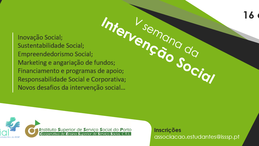  V Semana da Intervenção Social