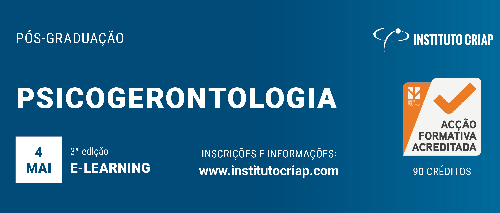PÓS-GRADUAÇÃO EM PSICOGERONTOLOGIA [E-LEARNING] 3ª edição