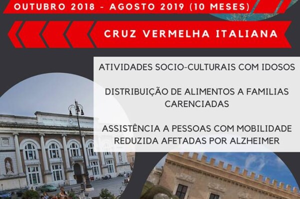 Voluntariado na Cruz Vermelha Italiana – 10 meses ( todas as despesas pagas)