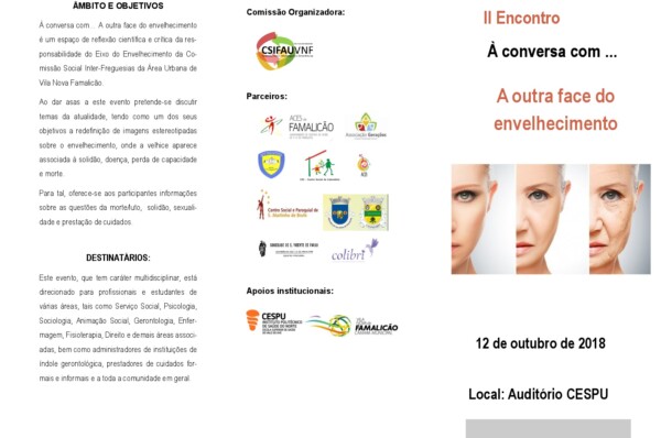 II Encontro – A outra face do envelhecimento.