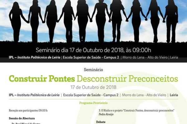Seminário “Construir Pontes, Desconstruir Preconceitos”, sobre Prostituição – do Mito à Realidade, dia 17 de Outubro 2018