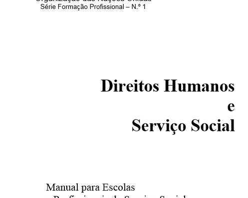 Direitos Humanos e Serviço Social – Livro ONU
