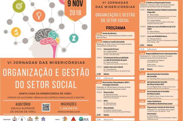 VI Jornadas das Misericórdias – Organização e gestão do setor social