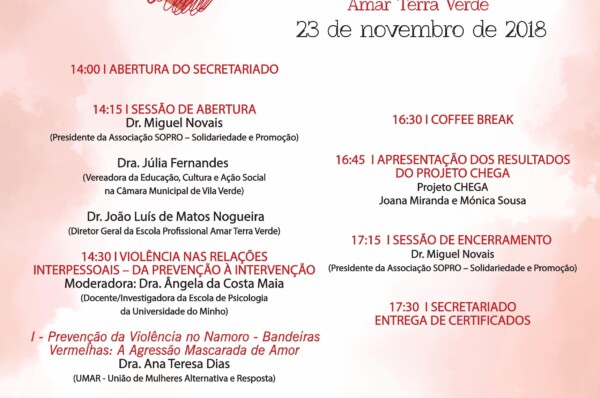 SEMINÁRIO – Violência nas Relações Interpessoais: Quando o amor não CHEGA