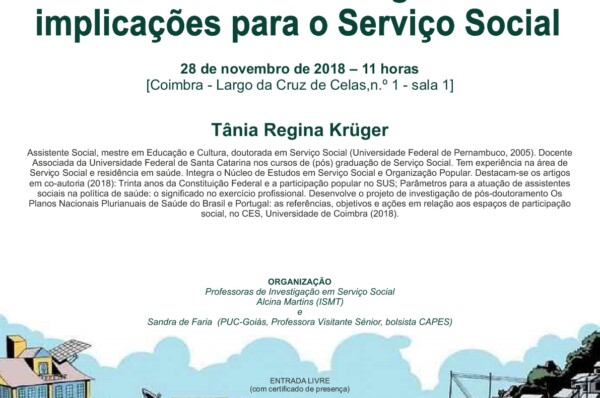 Seminário/Aula Aberta “Política de Saúde Portugal e Brasil: implicações para o Serviço Social”