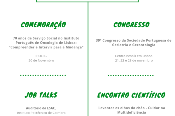 Agenda Semanal de 19 a 23 de Novembro de 2018