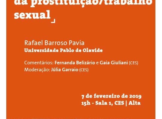 Seminário  ” Os diferentes modelos ideológicos de regulação da prostituição/trabalho sexual”
