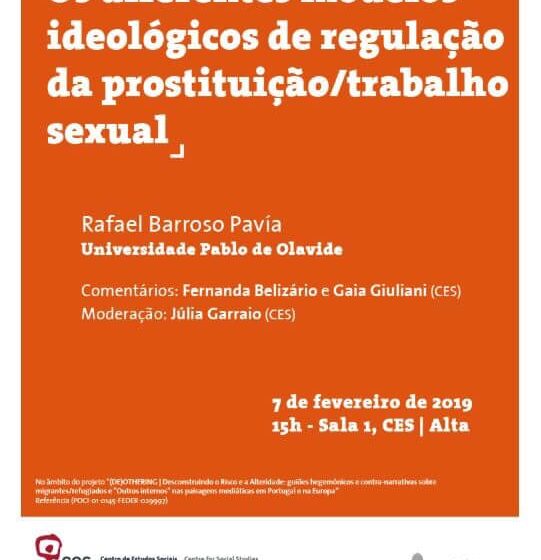  Seminário  ” Os diferentes modelos ideológicos de regulação da prostituição/trabalho sexual”