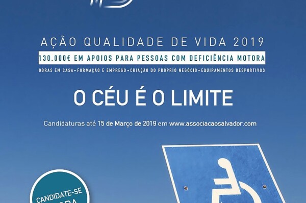 Associação Salvador vai atribuir 130.000€ em apoios pessoas com deficiência motora