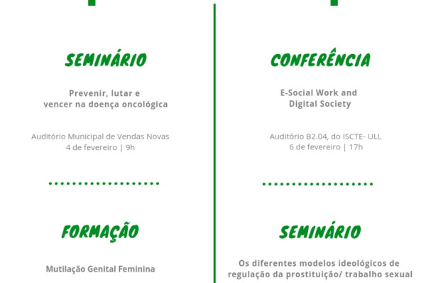 Agenda semanal de 4 a 10 de Fevereiro