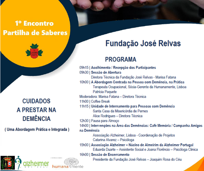  1º encontro “Cuidados a prestar na Demência”