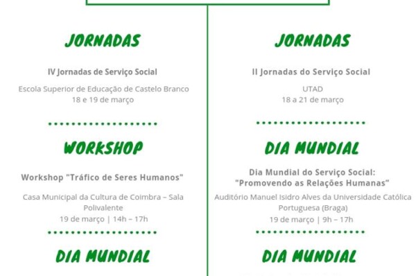 AGENDA SEMANAL 18 A 24 DE MARÇO