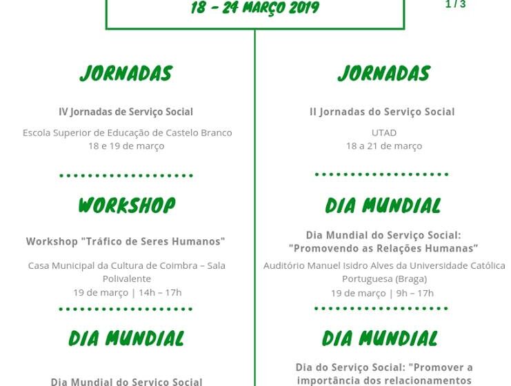  AGENDA SEMANAL 18 A 24 DE MARÇO